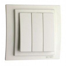 Elektrik açarı N3, divar içi, model: Larissa, Mono Electric- Türkiyə